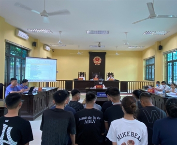 Viện KSND quận Long Biên tổ chức thành công phiên tòa số hóa hồ sơ vụ án hình sự